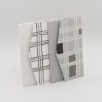 金封袱紗『ONE TONE』（格子グレー）