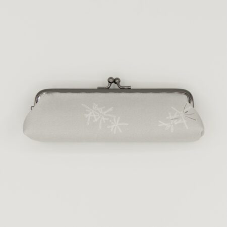 がま口ペンケース『ONE TONE』(ふくろうグレー)