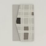 金封袱紗『ONE TONE』（格子グレー）