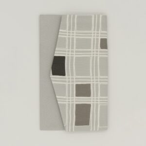 金封袱紗『ONE TONE』(格子グレー)