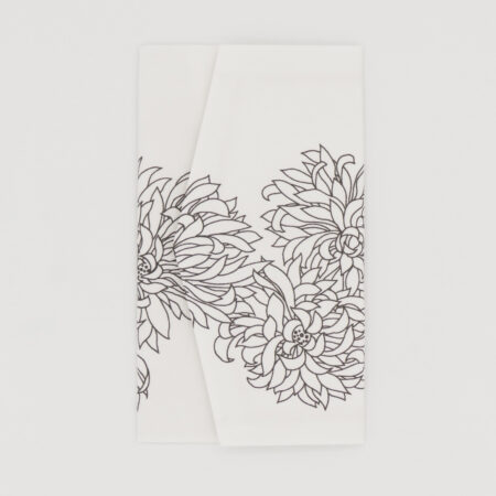 金封袱紗『ONE TONE』（菊白)