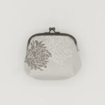 がま口ポーチ『ONE TONE』(菊グレー)