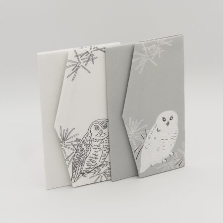 金封袱紗『ONE TONE』（ふくろう白)