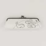 がま口ペンケース『ONE TONE』(鹿白)