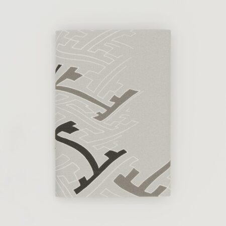 お薬手帳ケース『ONE TONE』(紗綾型グレー)