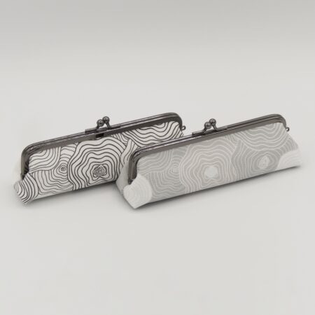 がま口ペンケース『ONE TONE』(椿白)