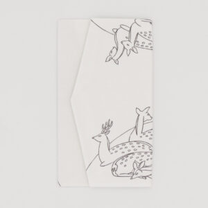 金封袱紗『ONE TONE』(鹿白)