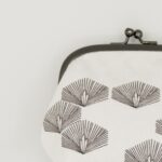 がま口ポーチ『ONE TONE』(松白)