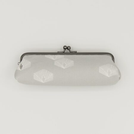 がま口ペンケース『ONE TONE』(松グレー)