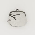 がま口ポーチ『ONE TONE』(紗綾型グレー)