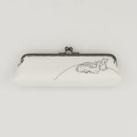 がま口ペンケース『ONE TONE』(鹿白)