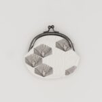 がま口コインケース『ONE TONE』(松白)