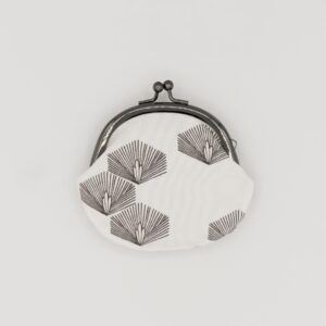 がま口コインケース『ONE TONE』(松白)