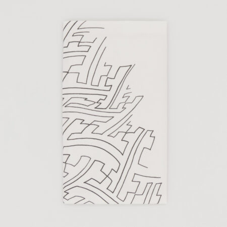 金封袱紗『ONE TONE』（紗綾型白）