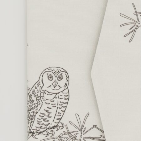 お薬手帳ケース『ONE TONE』(ふくろう白)