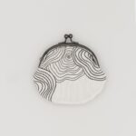 がま口コインケース『ONE TONE』(椿白)