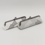 がま口ペンケース『ONE TONE』(氷割白)