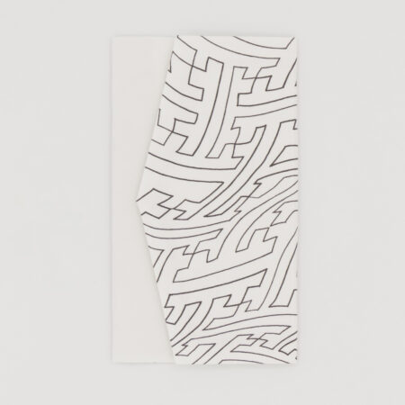 金封袱紗『ONE TONE』（紗綾型白）