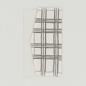 念珠入れ『ONE TONE』(格子白)