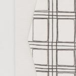 金封袱紗『ONE TONE』（格子白）