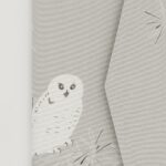 お薬手帳ケース『ONE TONE』(ふくろうグレー)