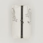 たわら型がま口ポーチ『ONE TONE』(鹿白)