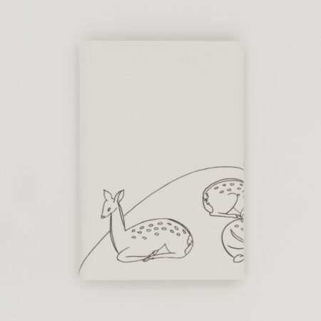 お薬手帳ケース『ONE TONE』(鹿白)