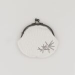 がま口コインケース『ONE TONE』(ふくろう白)