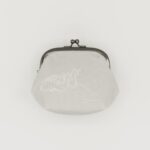 がま口ポーチ『ONE TONE』(鹿グレー)