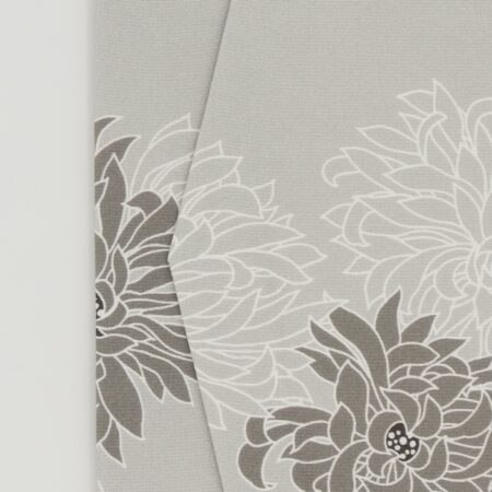 金封袱紗『ONE TONE』（菊グレー)