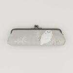 がま口ペンケース『ONE TONE』(ふくろうグレー)