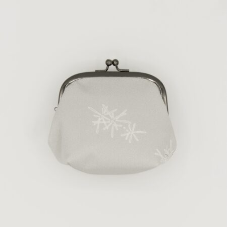 がま口ポーチ『ONE TONE』(ふくろうグレー)