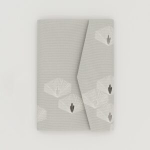 お薬手帳ケース『ONE TONE』(松グレー)