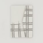 お薬手帳ケース『ONE TONE』(格子白)