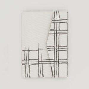 お薬手帳ケース『ONE TONE』(格子白)