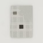 お薬手帳ケース『ONE TONE』(格子グレー)