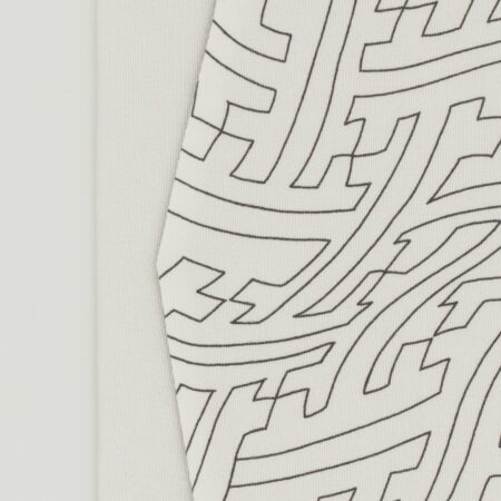 念珠入れ『ONE TONE』（紗綾型白)