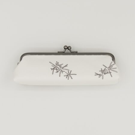 がま口ペンケース『ONE TONE』(ふくろう白)