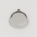 がま口コインケース『ONE TONE』(ふくろうグレー)