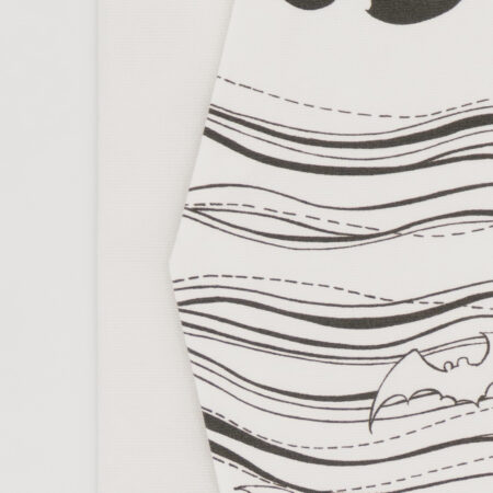 金封袱紗『ONE TONE』（こうもり白)