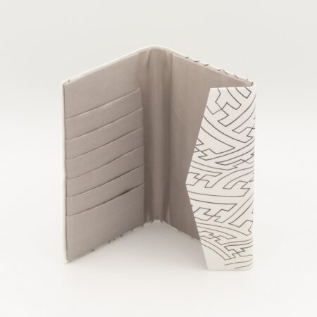 お薬手帳ケース『ONE TONE』(紗綾型白)