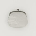 がま口ポーチ『ONE TONE』(こうもりグレー)