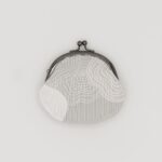 がま口コインケース『ONE TONE』(椿グレー)