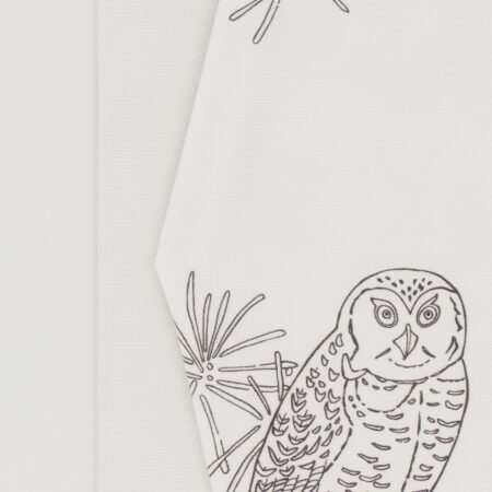 金封袱紗『ONE TONE』（ふくろう白)