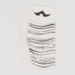 金封袱紗『ONE TONE』（こうもり白)