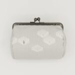 たわら型がま口ポーチ『ONE TONE』（松グレー）