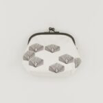 がま口ポーチ『ONE TONE』(松白)