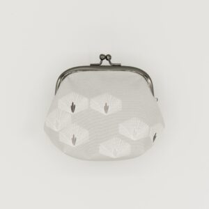 がま口ポーチ『ONE TONE』(松グレー)