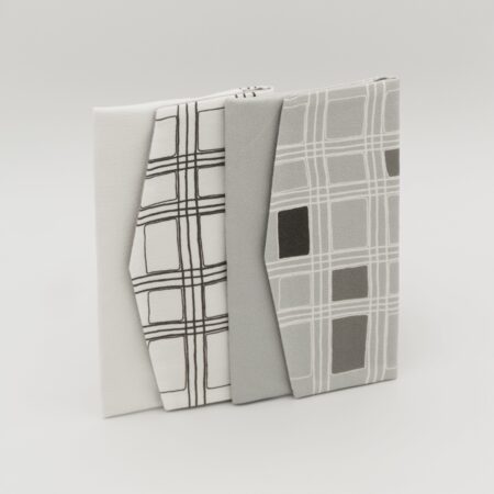 念珠入れ『ONE TONE』（格子グレー)