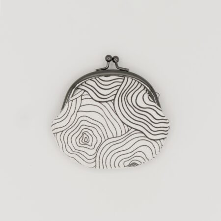 がま口コインケース『ONE TONE』(椿白)